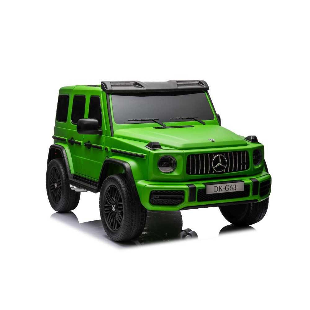 Elektromobilis Mercedes G63 XXL 24V 4x4, Green-Elektromobiliai vaikams, Visureigiai-e-vaikas