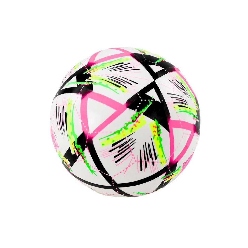 Rubber Ball Bright Patterns White 24 Cm