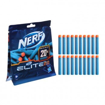 NERF šoviniai Elite 2.0, 20vnt., F0040EU4-Žaisliniai ginklai-e-vaikas