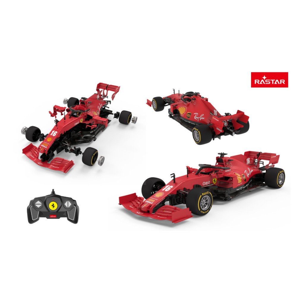 Ferrari SF1000 raudonas RASTAR modelis 1:16 Nuotoliniu būdu valdomas automobilis + kėbulo komplektas + 2,4 GHz nuotolinio valdym