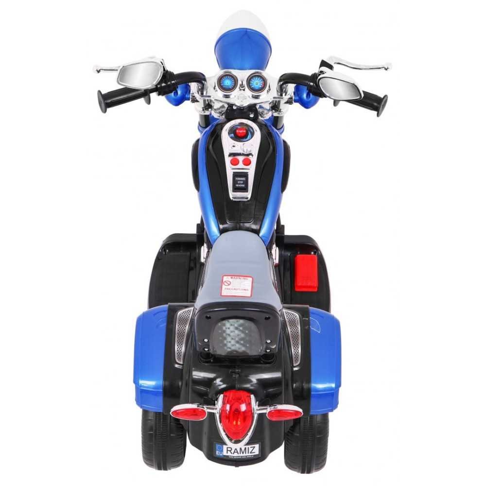 Elektrinis motociklas Chopper NightBike, Blue-Elektromobiliai vaikams, Motociklai-e-vaikas