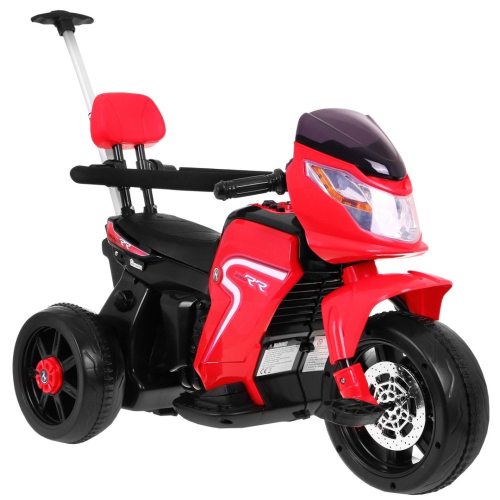 Elektrinis motociklas Pushbike 3in1, Red