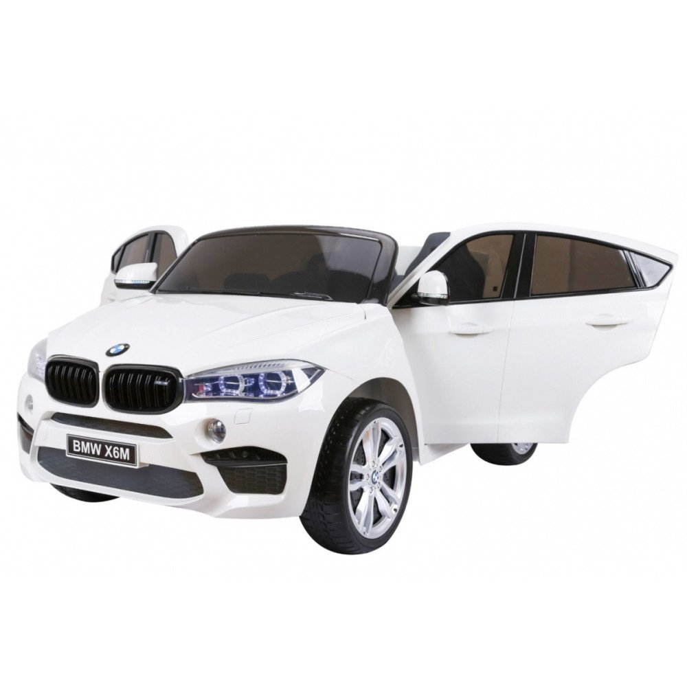 Dvivietis elektromobilis BMW X6M XXL, White