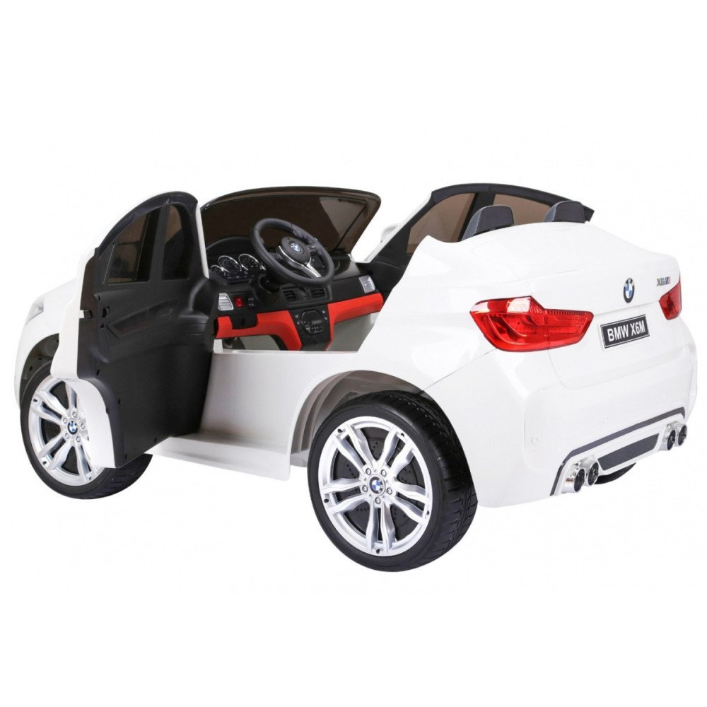 Dvivietis elektromobilis BMW X6M XXL, White