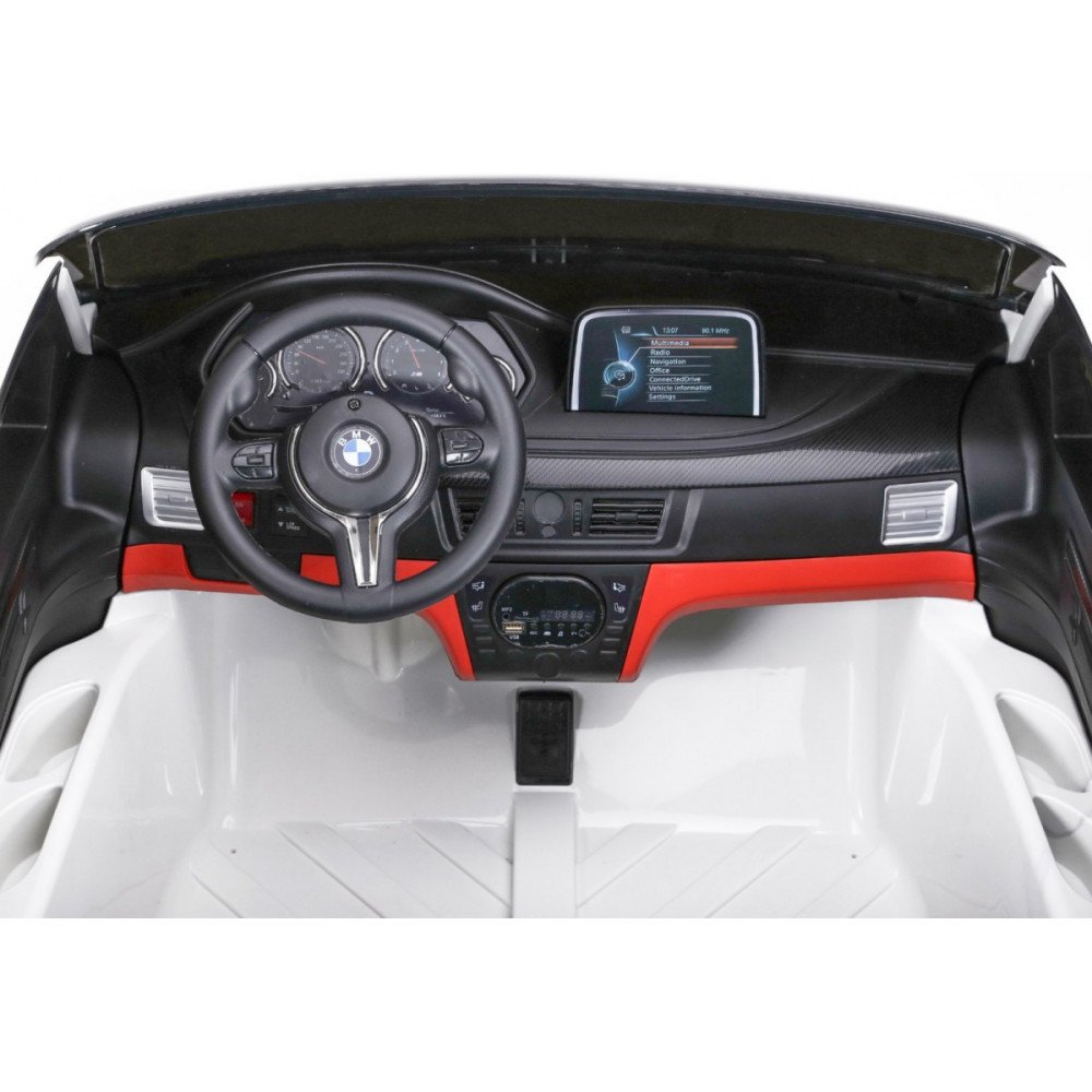 Dvivietis elektromobilis BMW X6M XXL, White