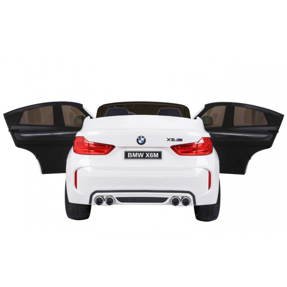 Dvivietis elektromobilis BMW X6M XXL, White