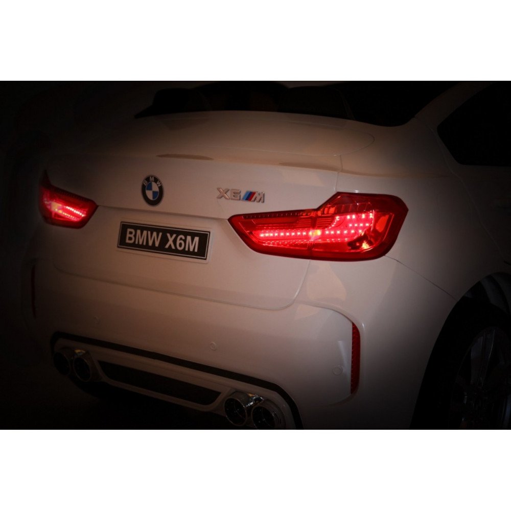 Dvivietis elektromobilis BMW X6M XXL, White