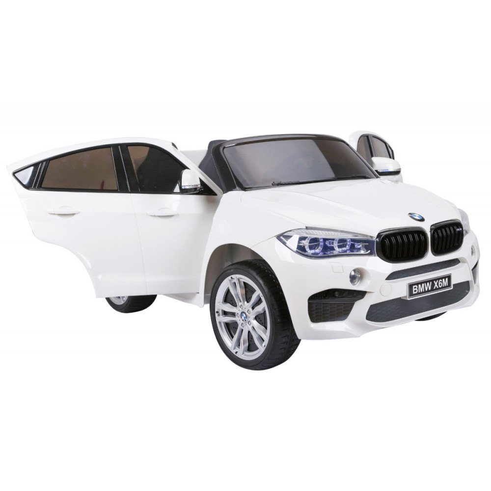 Dvivietis elektromobilis BMW X6M XXL, White