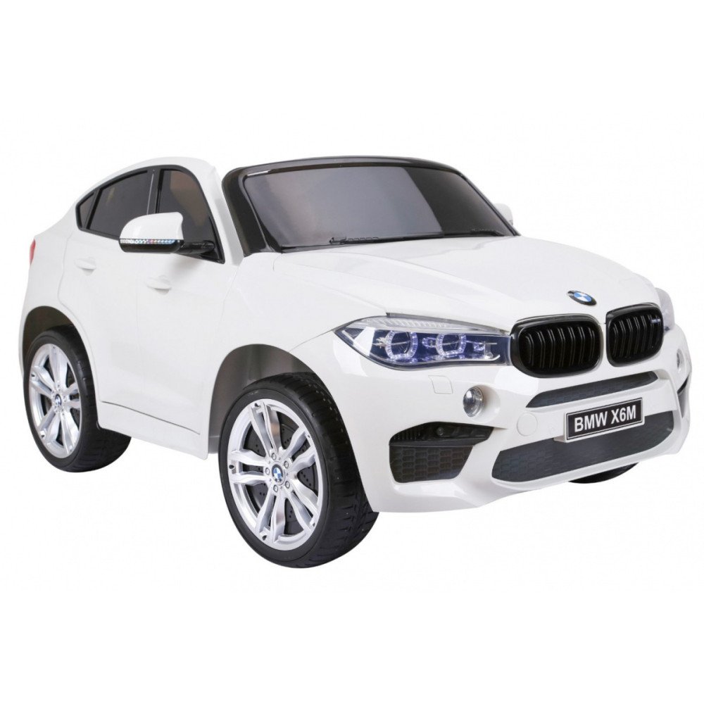 Dvivietis elektromobilis BMW X6M XXL, White