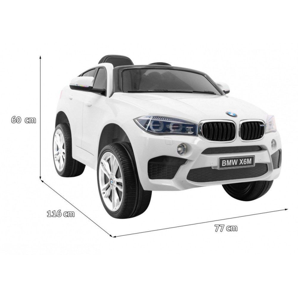 Elektromobilis BMW X6M, White