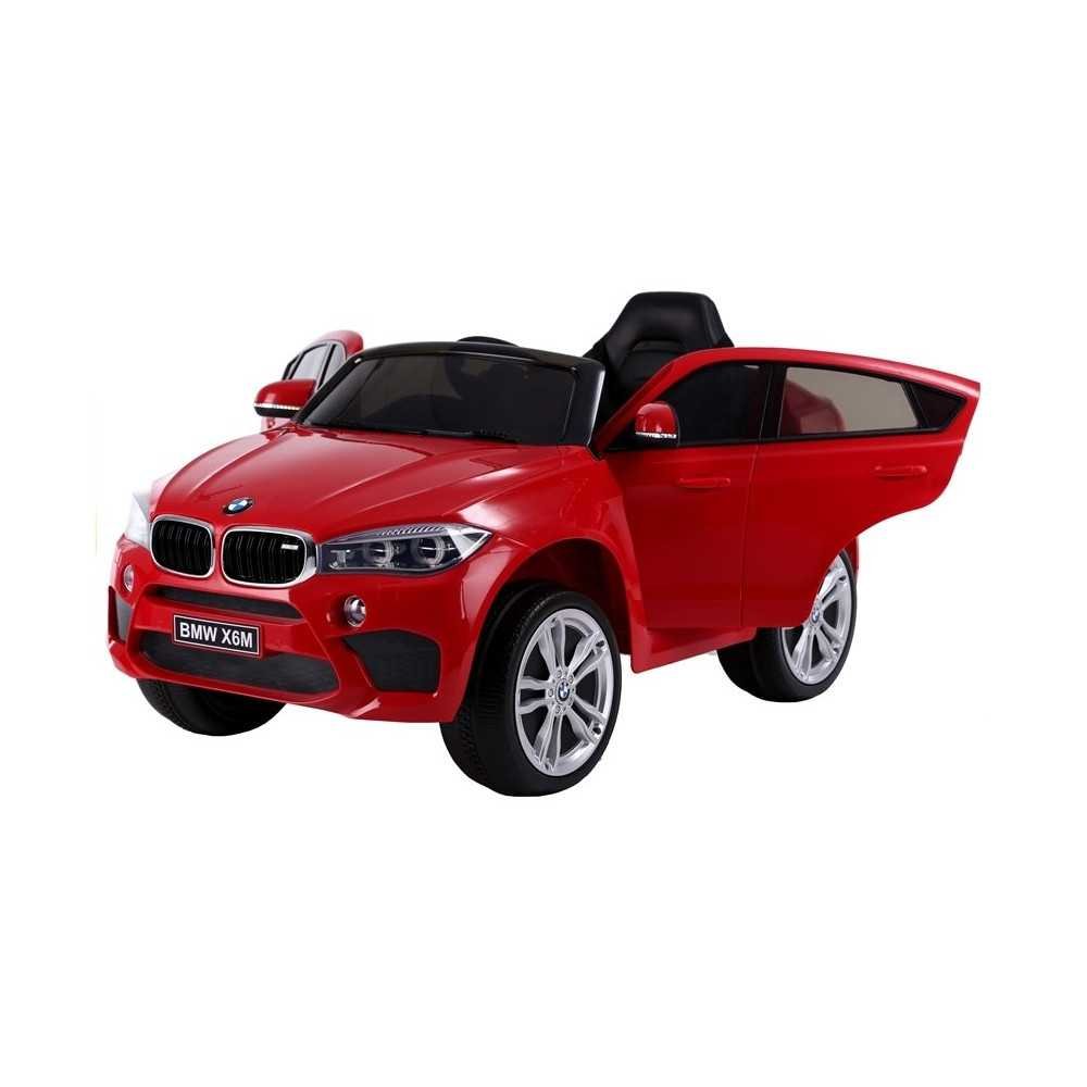 Elektromobilis BMW X6, Red-Elektromobiliai vaikams, Visureigiai-e-vaikas