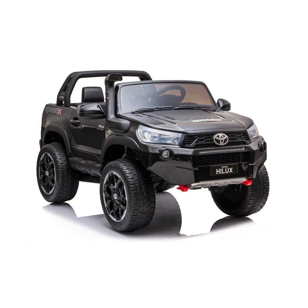 Elektromobilis Toyota Hilux, Black-Elektromobiliai vaikams, Visureigiai-e-vaikas