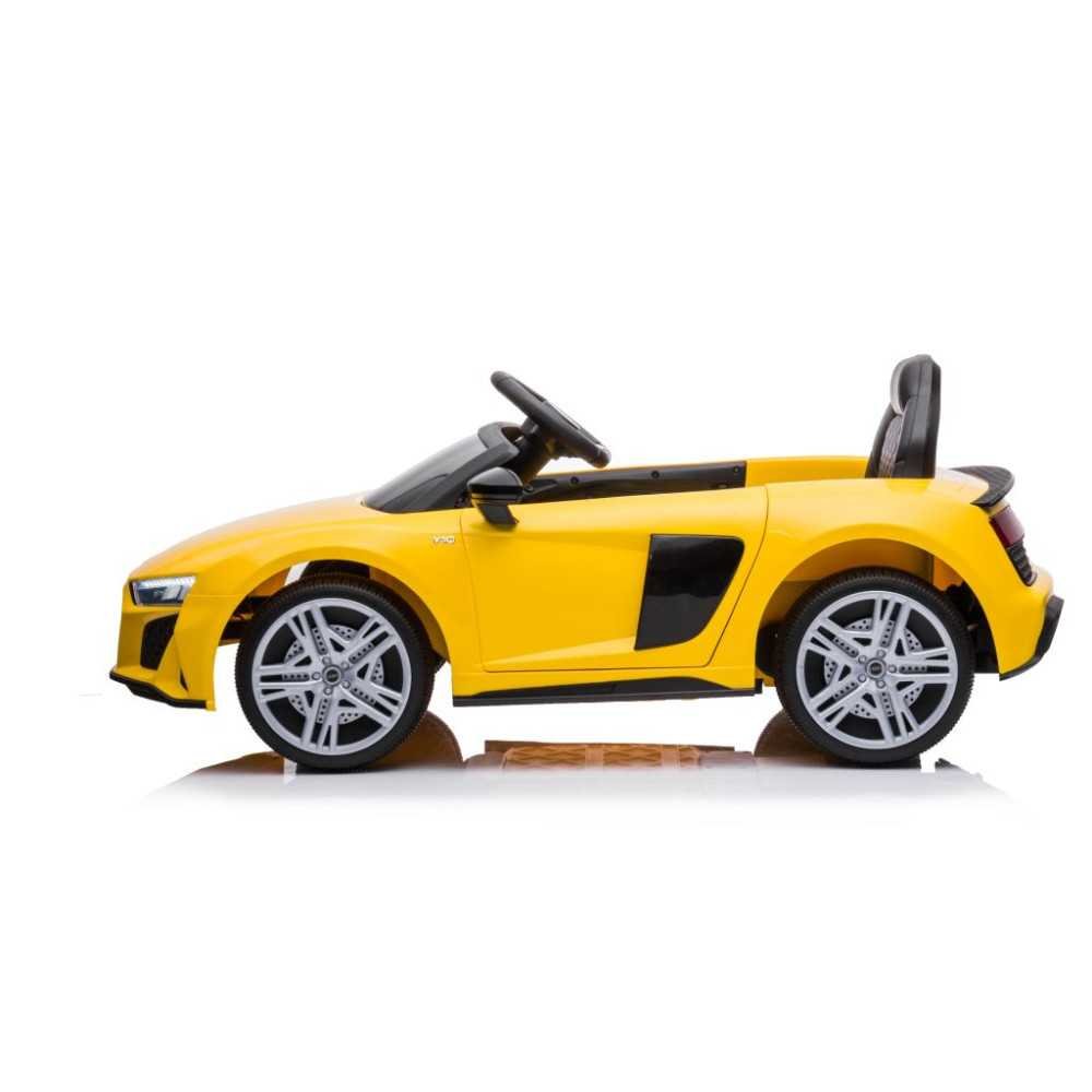 Elektromobilis Audi R8 Lift A300, Yellow-Elektromobiliai vaikams, Mašinos-e-vaikas