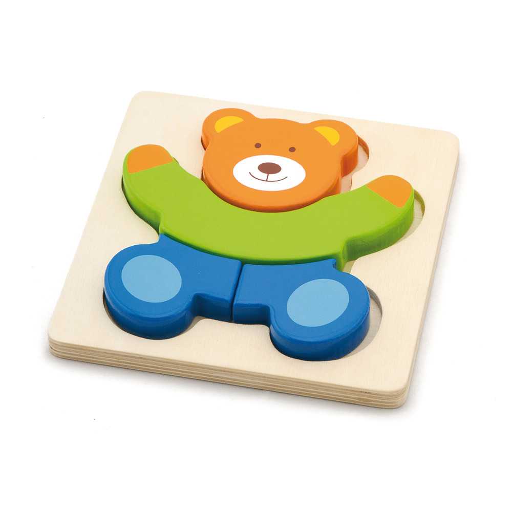 Viga 50169 Handy Block Puzzle - Bear