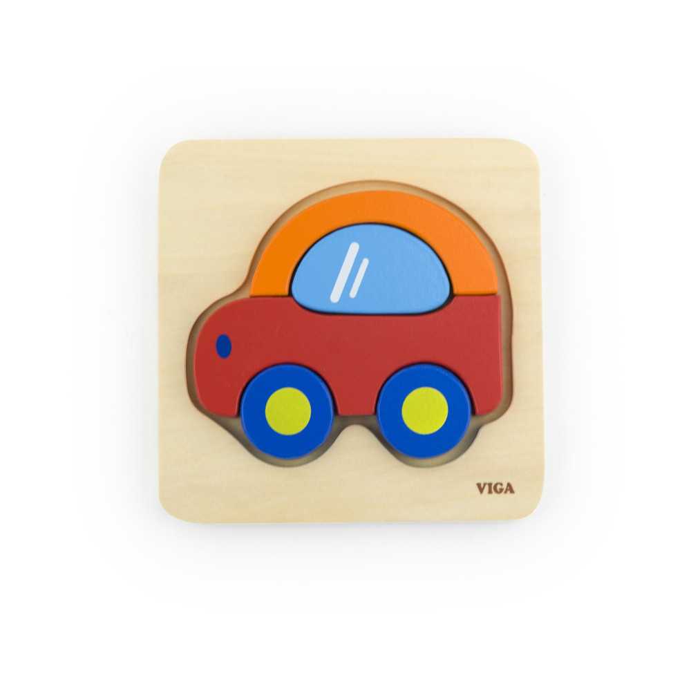 Viga 50172 Handy Block Puzzle - Car