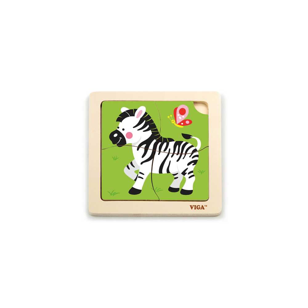 Viga 51317 Puzzle na podkładce-zebra