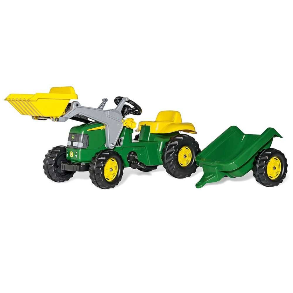 Rolly Toys 811496 Traktorius Rolly Junior John Deere-Judėjimui, Minami traktoriai ir jų priedai-e-vaikas