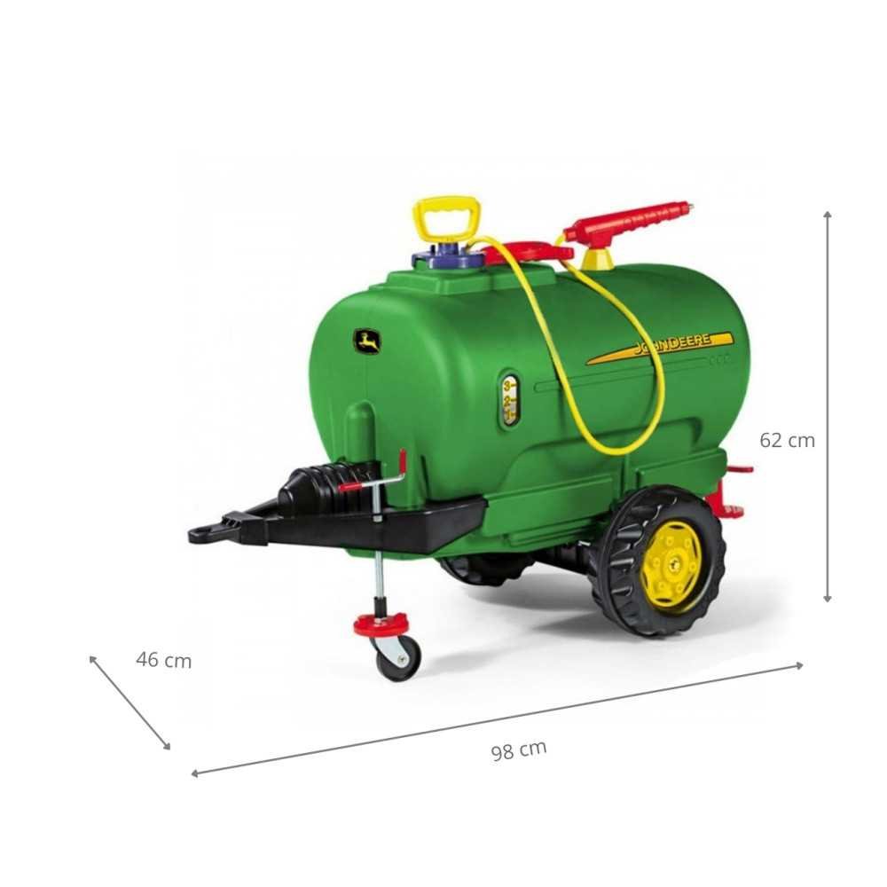 Rolly Toys 123025 John Deer purškimo cisternos priekaba su viena ašimi Rolly Toys-Judėjimui, Minami traktoriai ir jų priedai-e-v