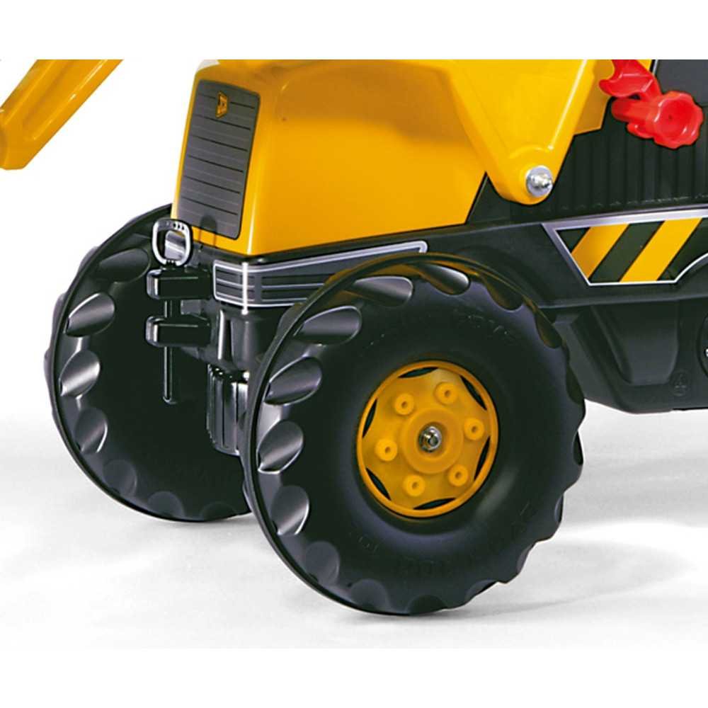 Rolly Toys 812004 Traktorius Rolly Junior JCB su lentele ir priekaba-Judėjimui, Minami traktoriai ir jų priedai-e-vaikas