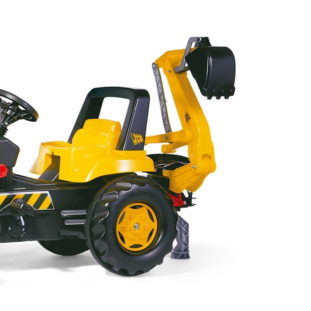 Rolly Toys 812004 Traktorius Rolly Junior JCB su lentele ir priekaba-Judėjimui, Minami traktoriai ir jų priedai-e-vaikas