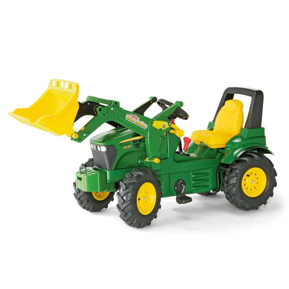 Rolly Toys 710126 Rolly Farmtrac John Deere traktorius su kaušu ir pripučiamais ratais Rolly Toys-Judėjimui, Minami traktoriai i