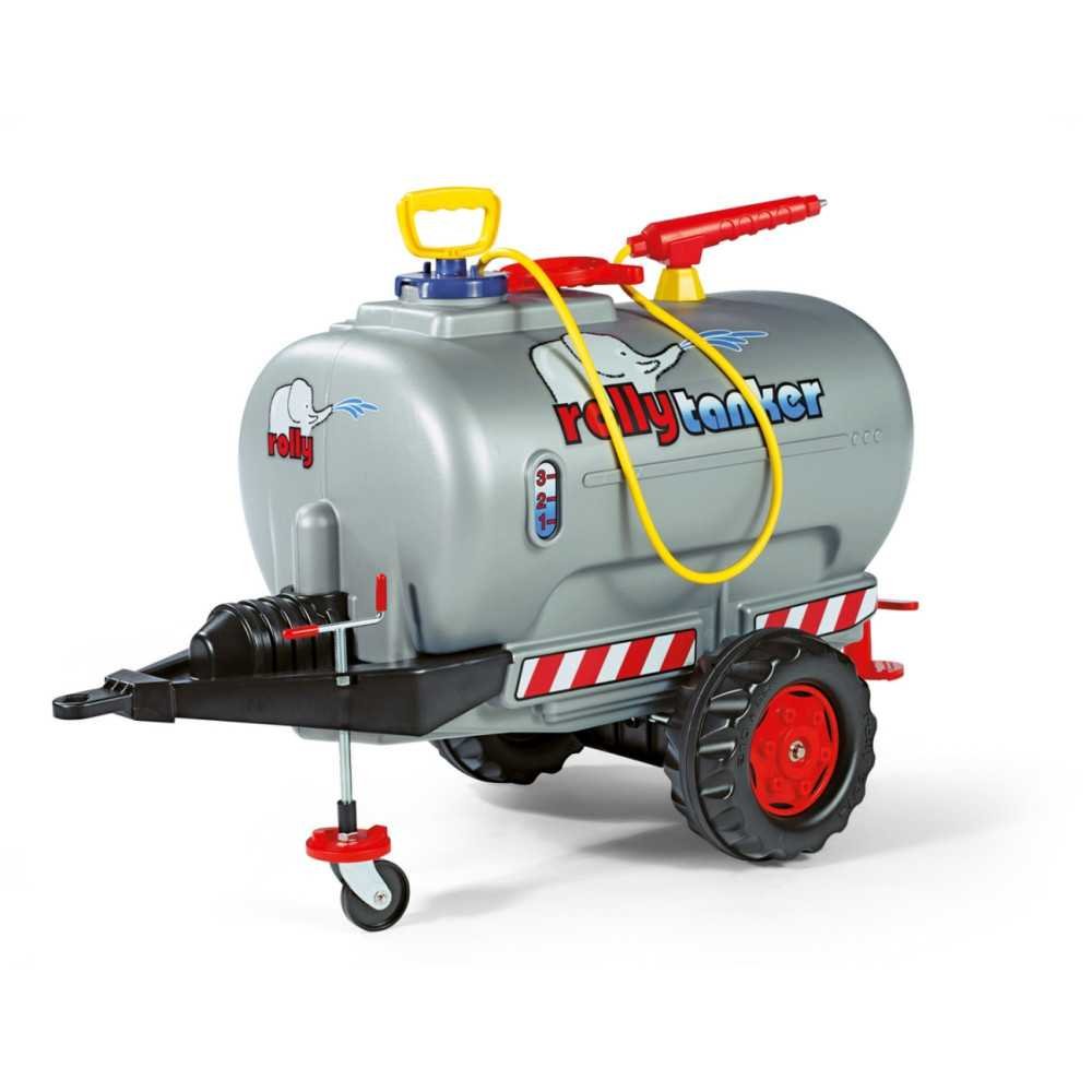 Rolly Toys 122776 Cysterna Rolly Tanker z pompą i sikawką Szara  1-oś