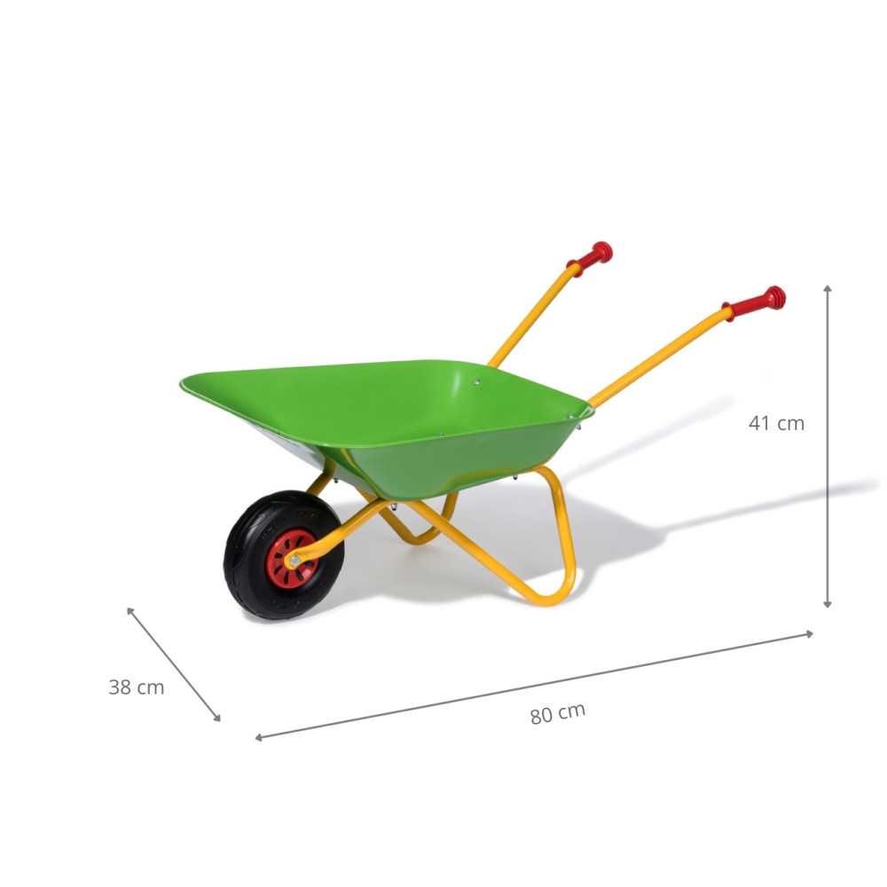 Rolly Toys 271900 Žalias metalinis karutis-Žaislai, Lauko žaislai, Vandens ir smėlio žaislai, Smėlio ir vandens žaislai-e-vaikas