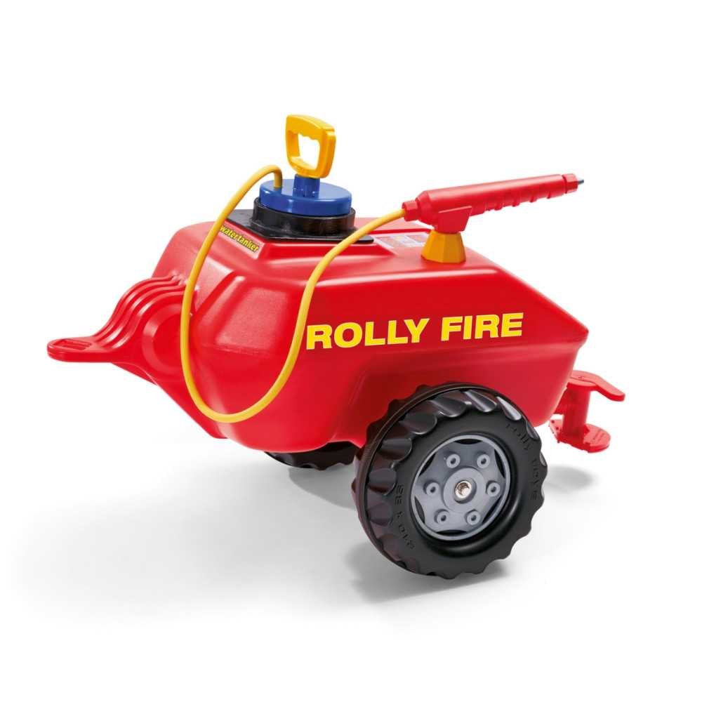 Rolly Toys 122967 Cysterna Rolly - Vacumax Fire z Pompą i Sikawką czerwona