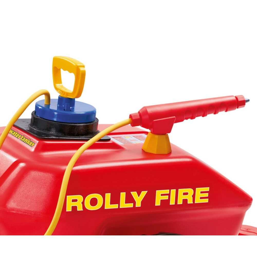 Rolly Toys 122967 Cysterna Rolly - Vacumax Fire su siurbliu ir purkštuvu, raudona-Judėjimui, Minami traktoriai ir jų priedai-e-v