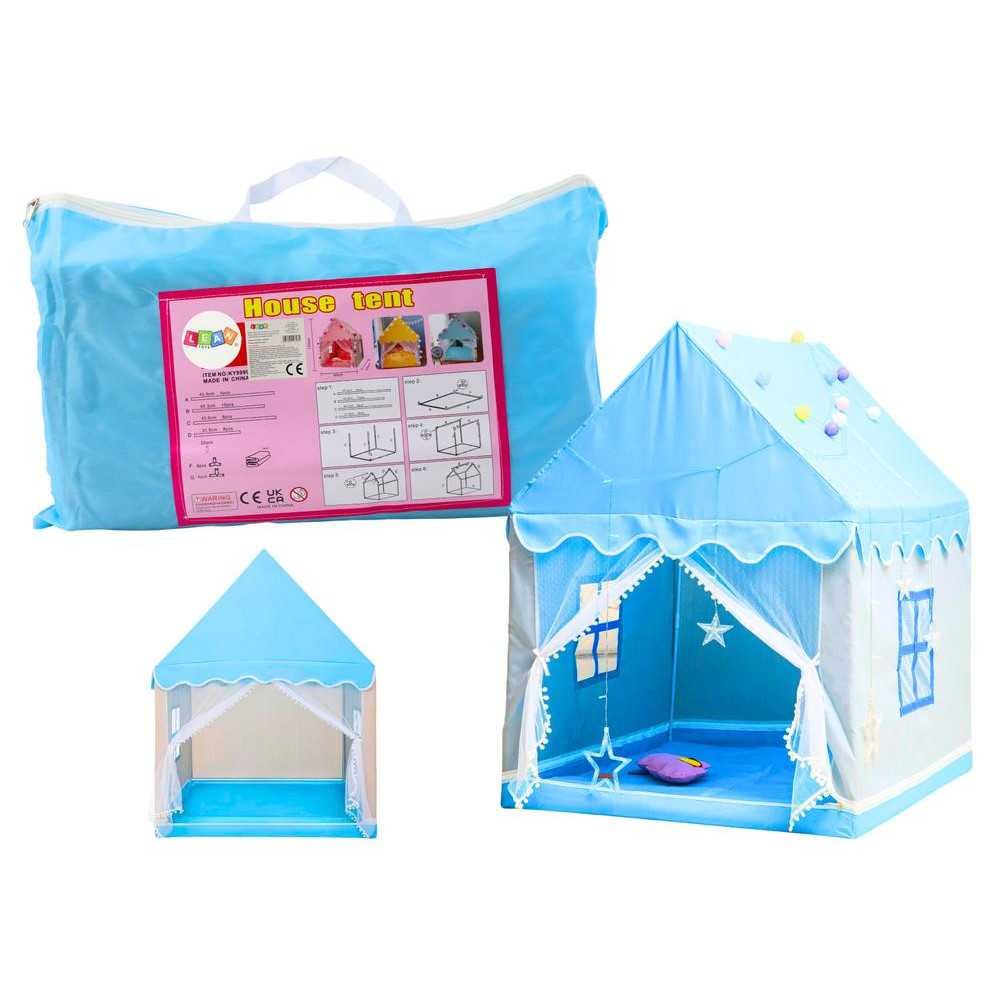 Children's Portable Folding Playhouse Tent Blue