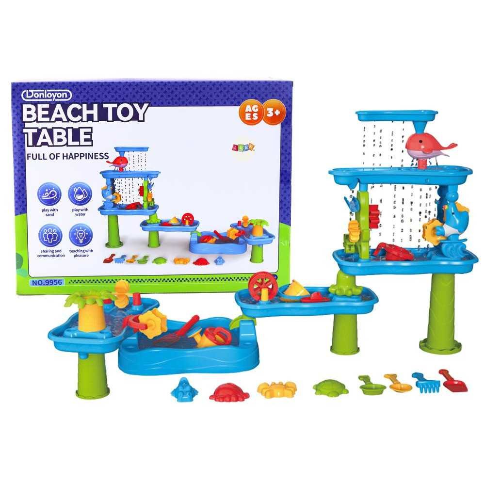 Large Interactive Water Park Table For Sand Molds Mills