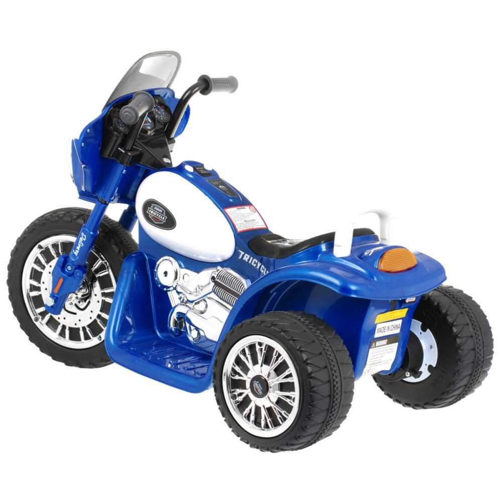 Elektrinis motociklas Chopper, Blue-Elektromobiliai vaikams, Motociklai-e-vaikas