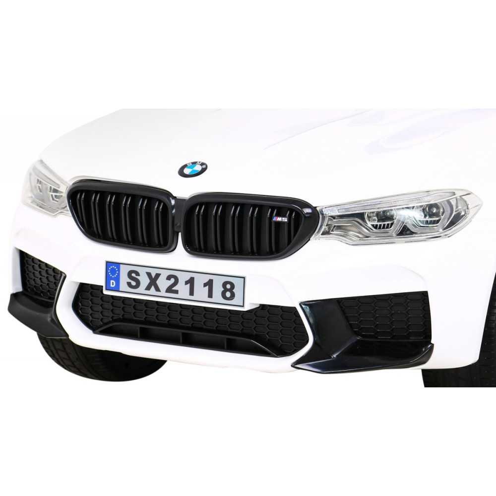 Elektromobilis BMW M5 DRIFT, White-Elektromobiliai vaikams, Mašinos-e-vaikas