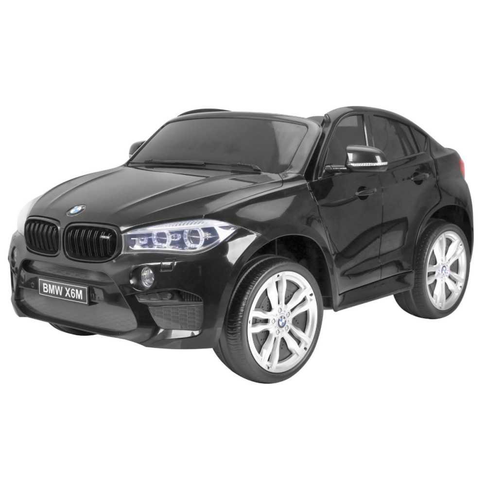 Dvivietis elektromobilis BMW X6M XXL, Black-Elektromobiliai vaikams, Visureigiai-e-vaikas