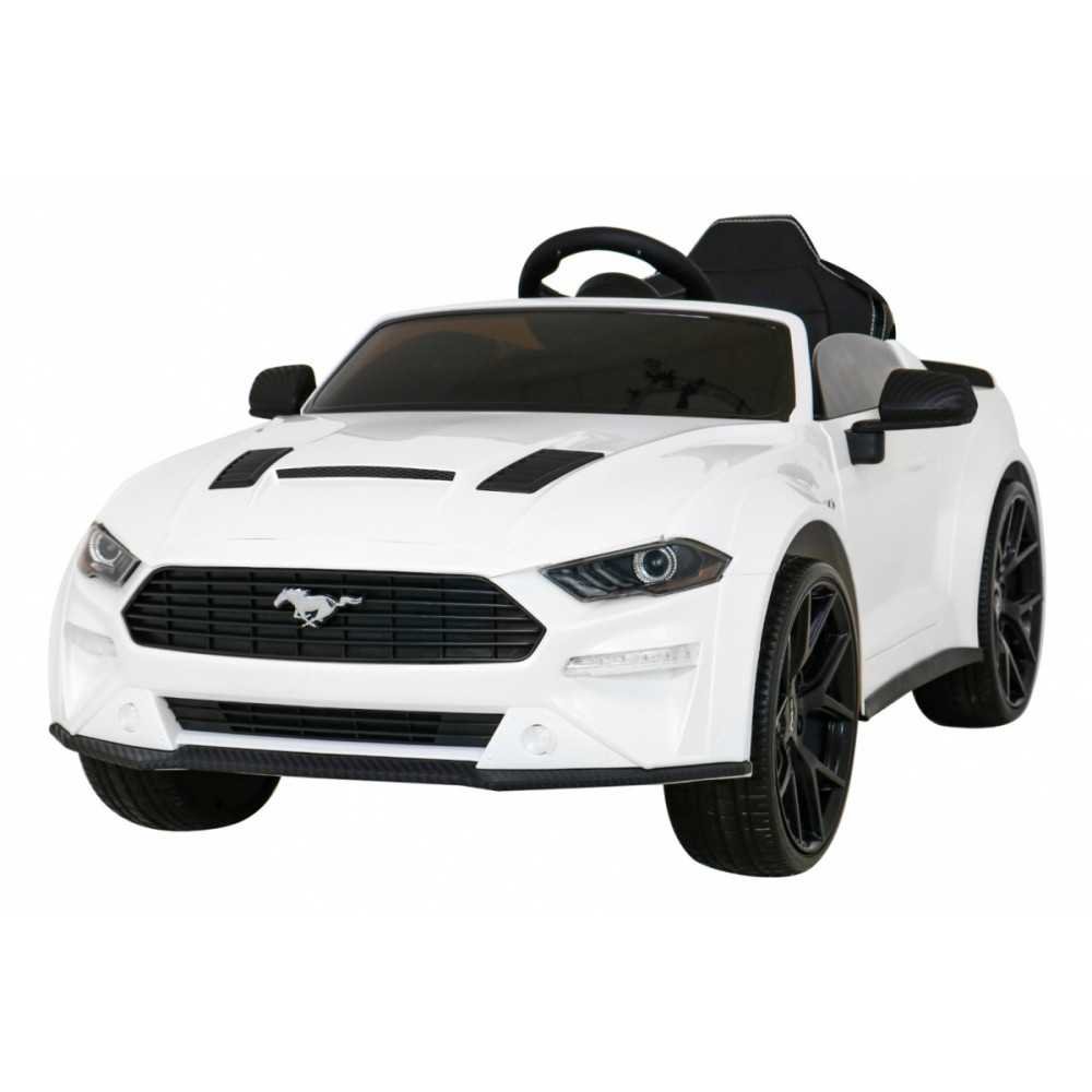 Elektromobilis Ford Mustang GT, White-Elektromobiliai vaikams, Mašinos-e-vaikas