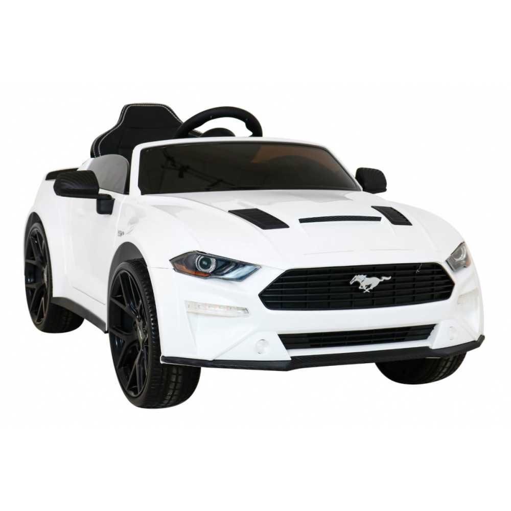 Elektromobilis Ford Mustang GT, White-Elektromobiliai vaikams, Mašinos-e-vaikas