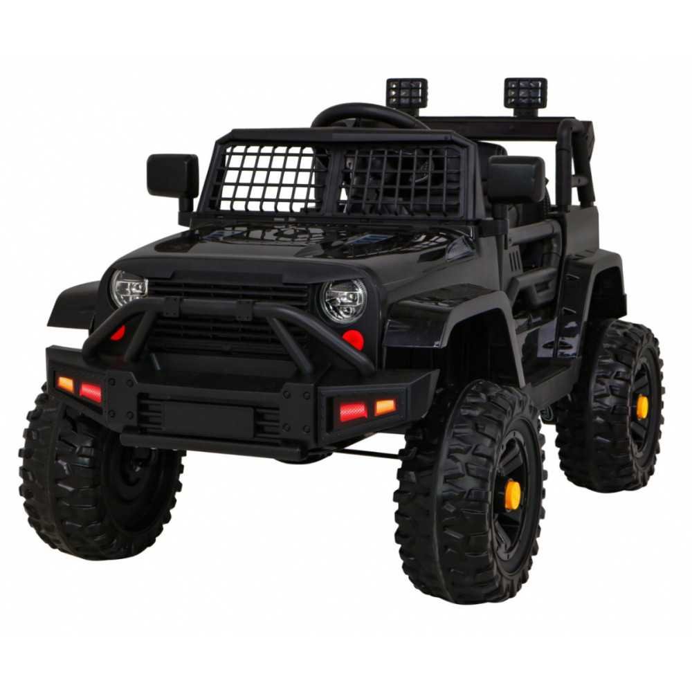 Elektromobilis Jeep Dark Night, Black-Elektromobiliai vaikams, Visureigiai-e-vaikas