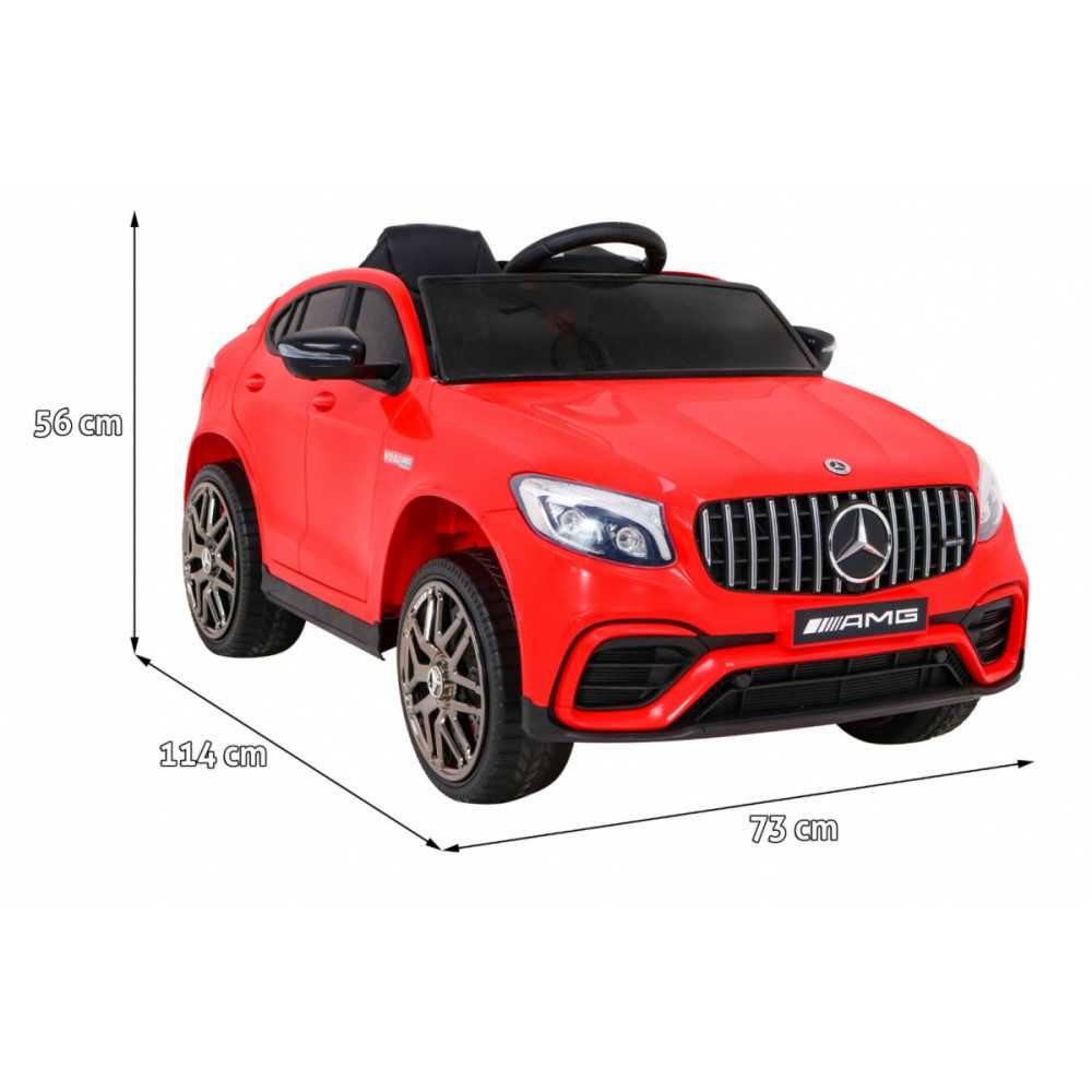 Elektromobilis Mercedes Benz GLC63S, 4x4, Red-Elektromobiliai vaikams, Mašinos-e-vaikas