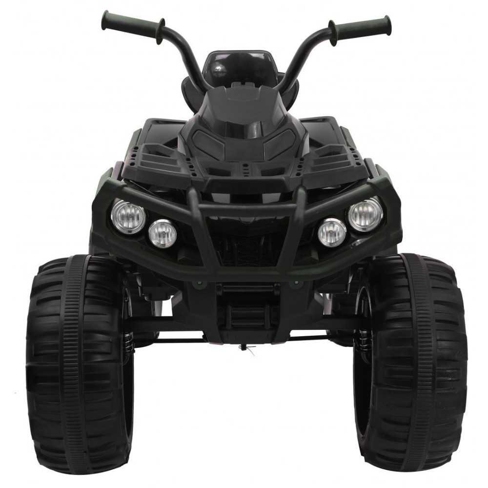 Quad ATV na akumulator dla dzieci Czarny + Koła EVA + Radio MP3 + LED + Wolny Start