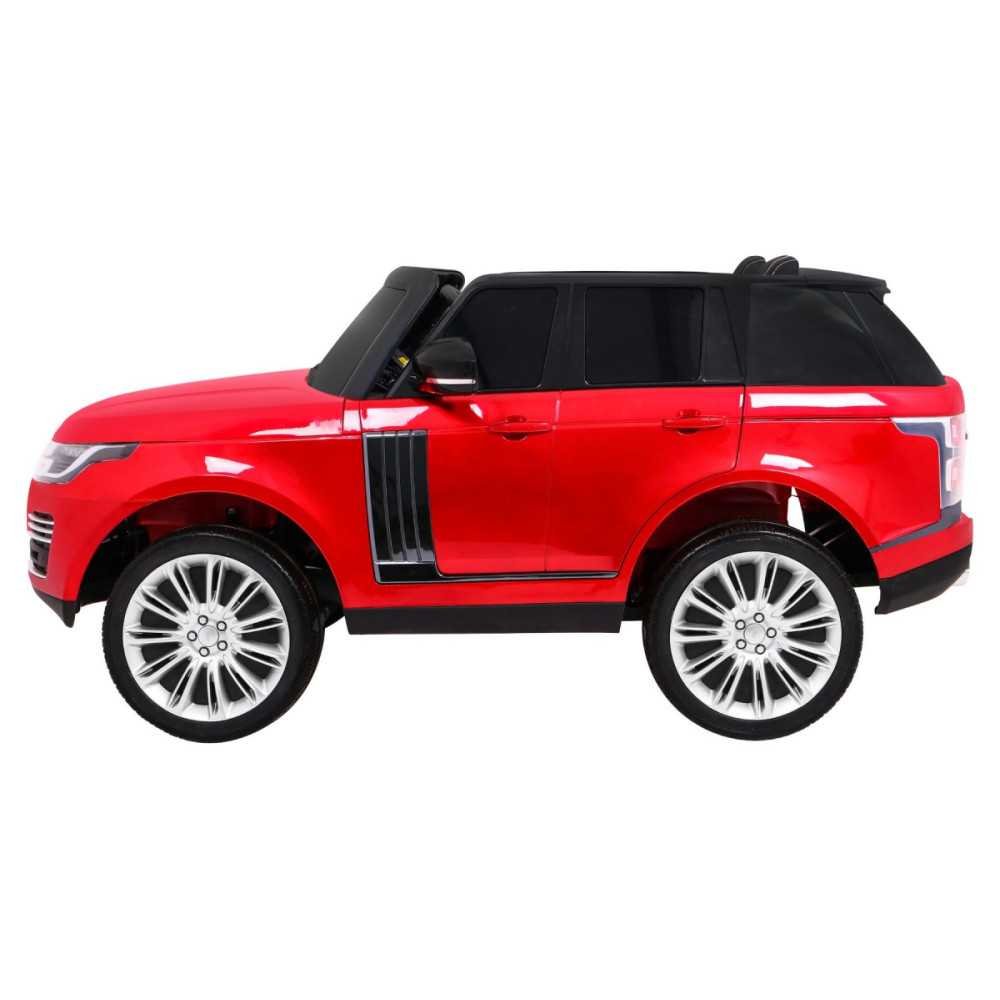 Elektromobilis Range Rover HSE, lakuotas raudonas-Elektromobiliai vaikams, Visureigiai-e-vaikas