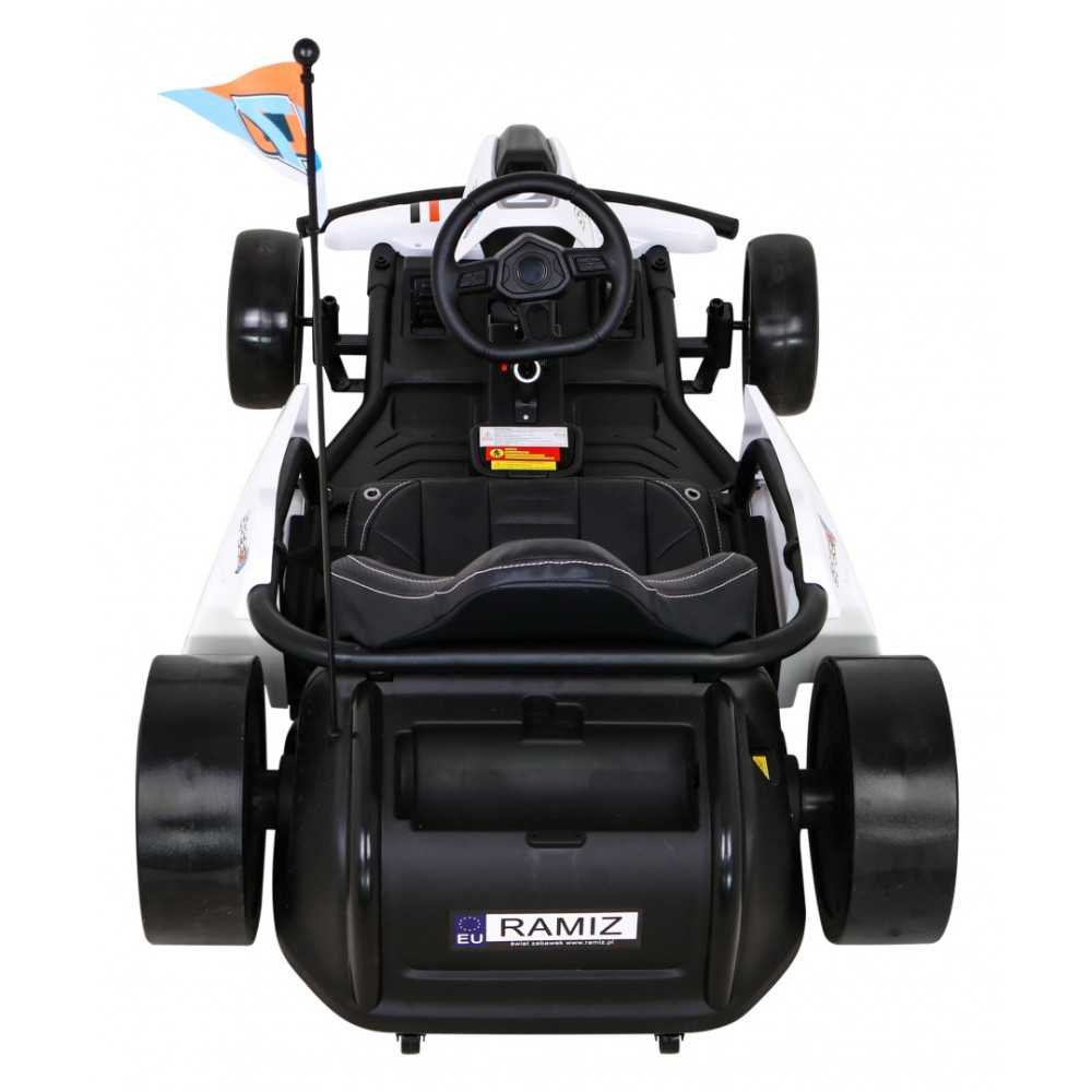 Elektrinis kartingas Speed 7 Drift King, White-Elektromobiliai vaikams, Kartingai-e-vaikas