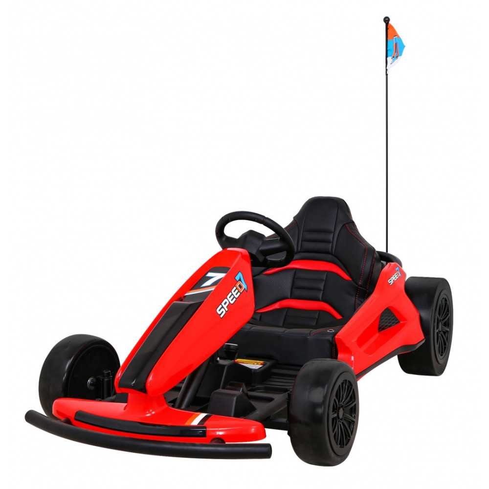 Elektrinis kartingas Speed 7 Drift King, Red