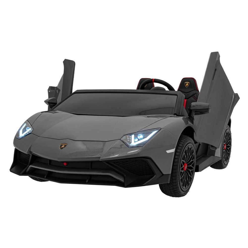 Dvivietis elektromobilis Lamborghini Aventador SV, Grey-Elektromobiliai vaikams, Mašinos-e-vaikas