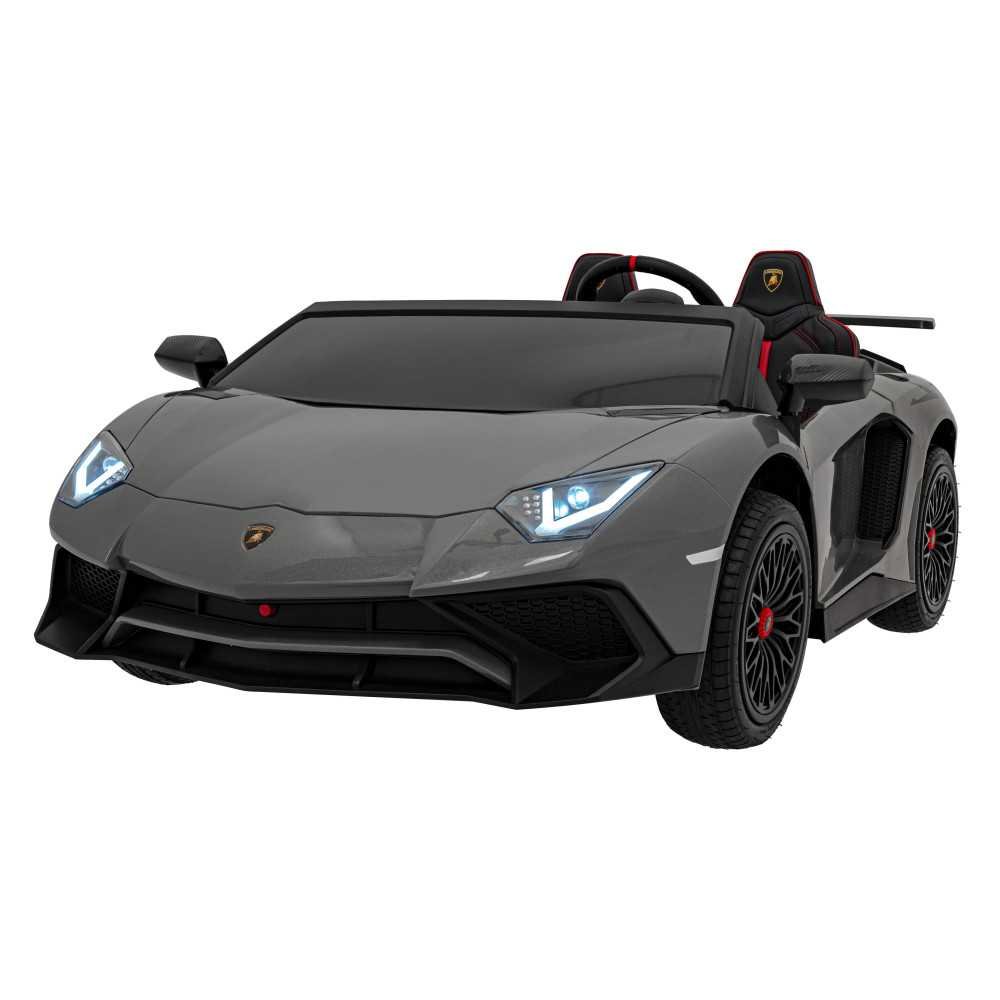 Dvivietis elektromobilis Lamborghini Aventador SV, Grey-Elektromobiliai vaikams, Mašinos-e-vaikas