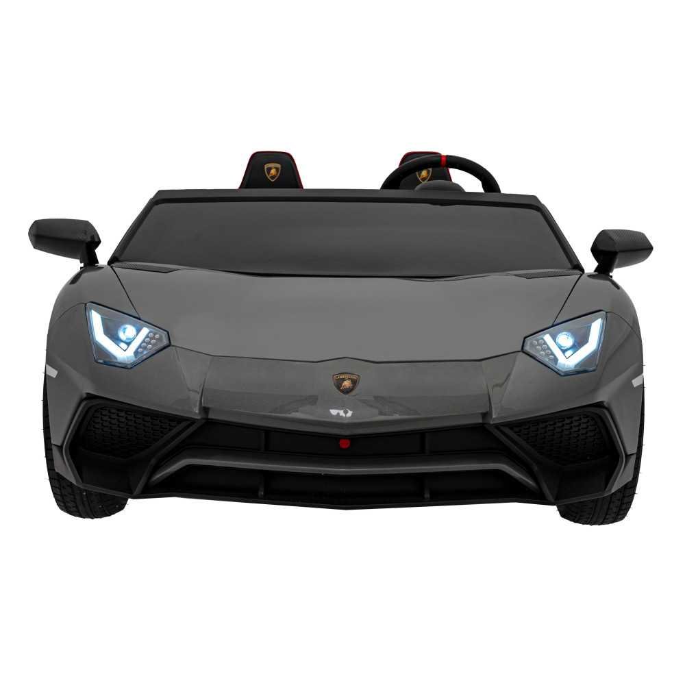 Dvivietis elektromobilis Lamborghini Aventador SV, Grey-Elektromobiliai vaikams, Mašinos-e-vaikas