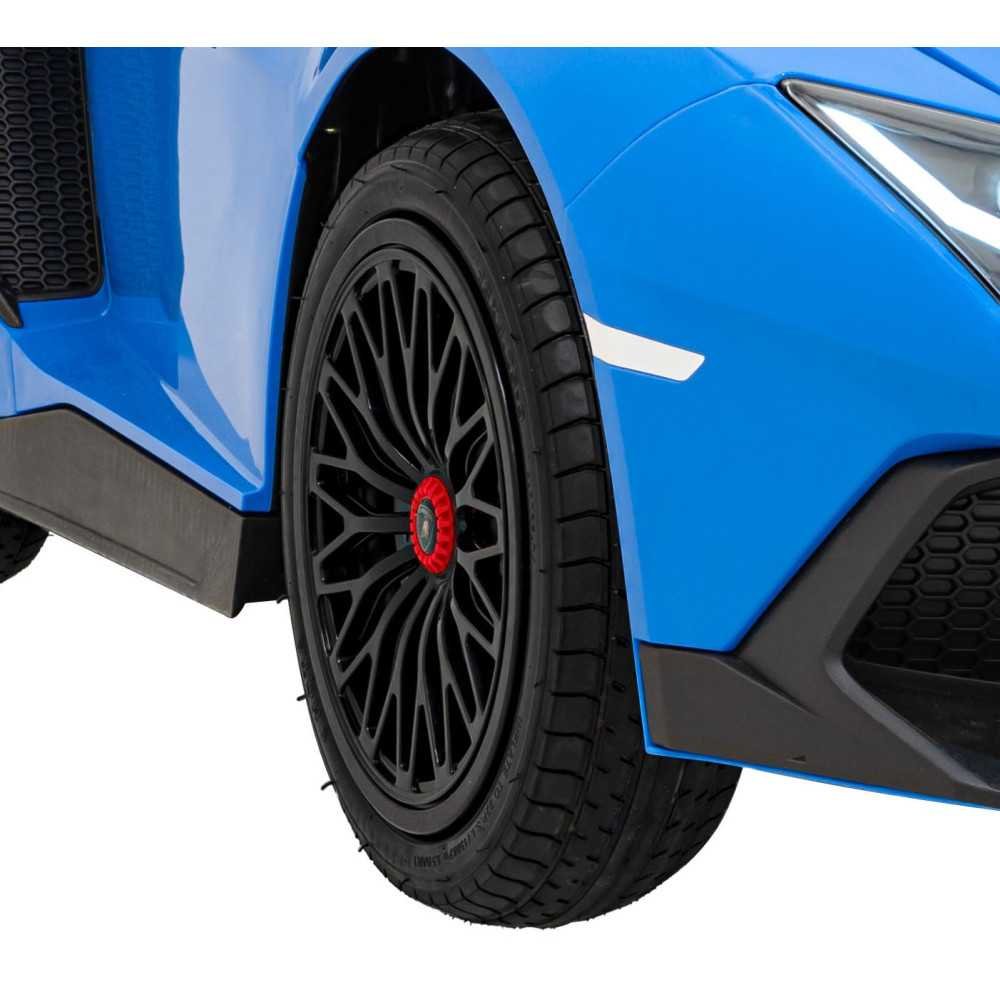 Dvivietis elektromobilis Lamborghini Aventador SV, Blue-Elektromobiliai vaikams, Mašinos-e-vaikas