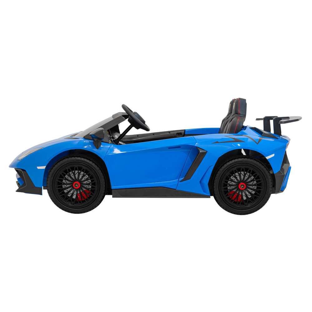 Dvivietis elektromobilis Lamborghini Aventador SV, Blue-Elektromobiliai vaikams, Mašinos-e-vaikas