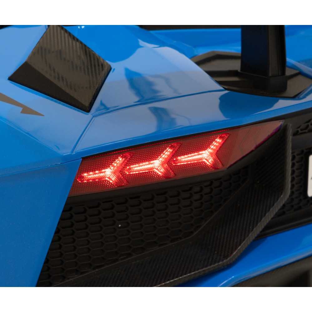 Dvivietis elektromobilis Lamborghini Aventador SV, Blue-Elektromobiliai vaikams, Mašinos-e-vaikas