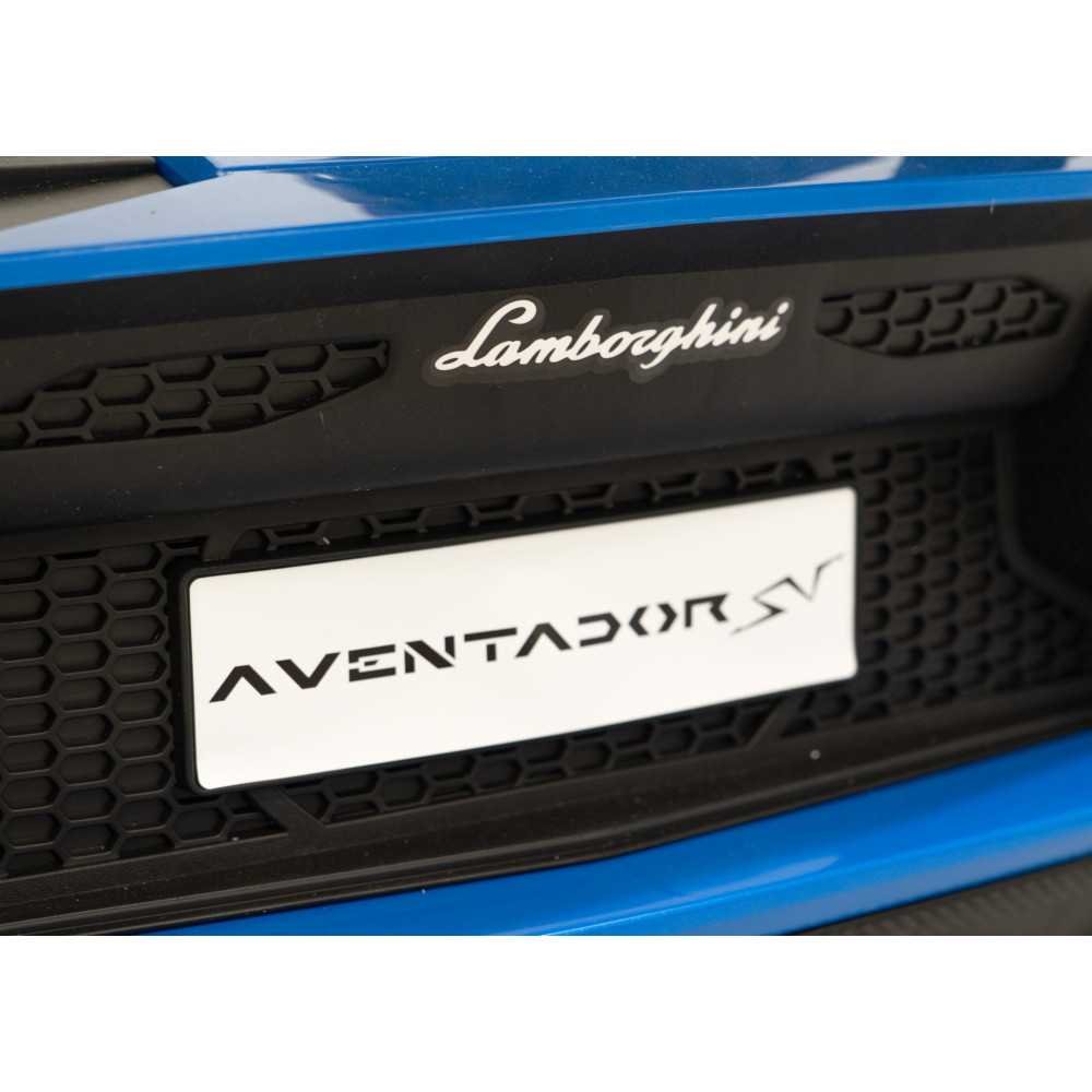 Dvivietis elektromobilis Lamborghini Aventador SV, Blue-Elektromobiliai vaikams, Mašinos-e-vaikas