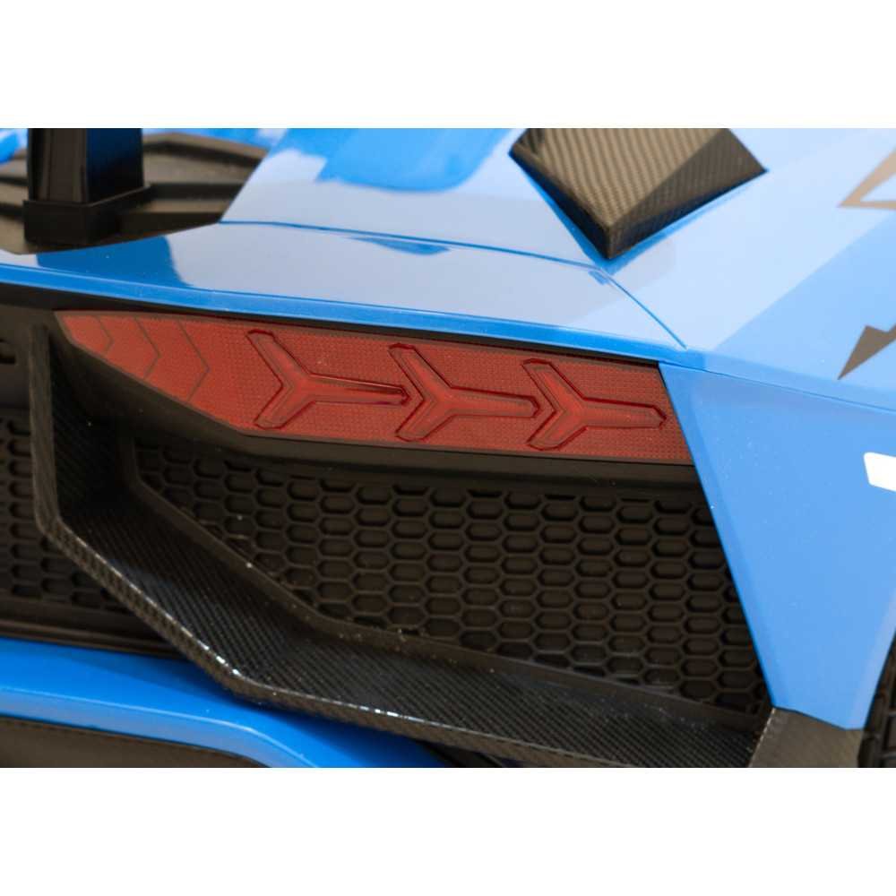 Dvivietis elektromobilis Lamborghini Aventador SV, Blue-Elektromobiliai vaikams, Mašinos-e-vaikas